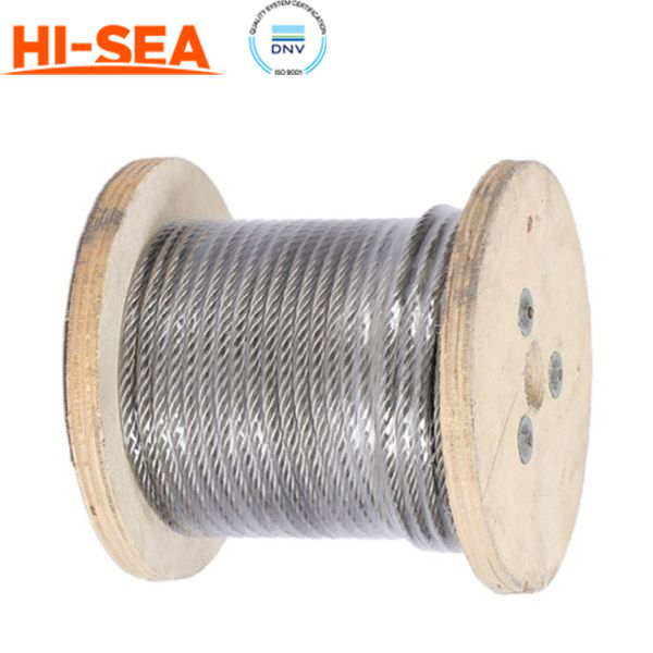 6×41WS Galvanized Right Hand Lang' lay Steel Wire Rope